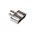 thumbnail image 1 of Car Exhaust Tip Stainless Steel Exhaust Tail Throat Square Tail Pipe For 2.5-inch Intake Exhaust Systems, 1 of 9