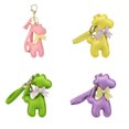thumbnail image 4 of Baohd PU Key Chain Holder Cute Cartoon Home Door Keychain Portable Handbag Wallet Bag Hanging Decoration Pendant Keyring Woman Yellow, 4 of 8