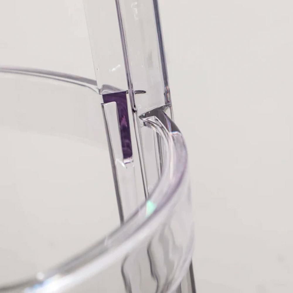 Tabouret de bar en plastique transparent Heavenly Collection LOT DE 2