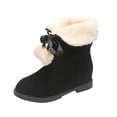 thumbnail image 2 of LSLJS Bottes de Neige pour Femmes Bottes d'Hiver Talon Rehaussé Isolation en Peluche Bottes Mi-Longues Extérieur Bout Rond Chaussures à Enfiler Bottes Décontractées, 2 of 8