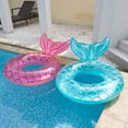 thumbnail image 4 of Tail Shaped Inflatable Pool Float for Water Activities and Relaxing Swim, 4 of 6
