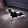 thumbnail image 2 of Kmbangi Halloween Gothic Rug Spider Web Indoor Mat Home Decor Pumpkin Door Mat Bat Rug Ghost Floor Mat Doormat for Bathroom Bedroom, 2 of 9