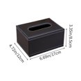thumbnail image 3 of Leather Hotel Tissue Box Leather Restaurant Hotel Drawer Box European Originality Advertising Tissue Box, 3 of 6