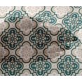 thumbnail image 4 of oneOone Viscose Chiffon Tan Fabric Floral & Tiles Moroccan Craft Projects Decor Fabric Printed By The Meter 42 Inch Wide, 4 of 4