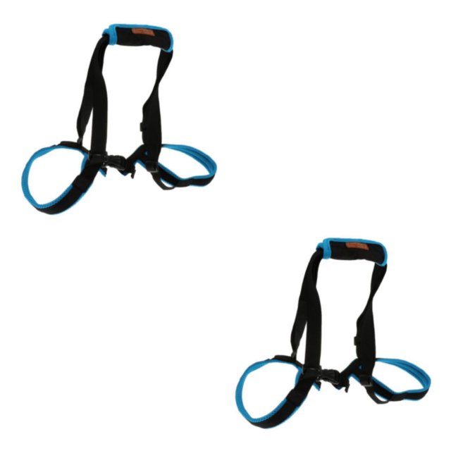 relayinert Dog Leg Auxiliary Belt Lift Harness Harness Aid Mobility Support Blue L 2Set