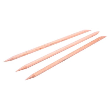 CEHVOM 20Pcs Nail Art Orange Wood Stick Cuticle Pusher Remover Pedicure Manicure Tool