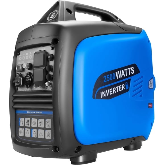 Efurden 2500-Watt Portable Inverter Generator Gas Powered, EPA Compliant, Parallel Capability, CO Shutdown, Low Noise for Camping and Home Use