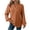Orange Long Sleeve Shirts for Women, variant on Nfurl Waffle Knit Tops for Women Long Sleeve V Neck Shirts Dressy Casual Solid Color Blouses Ladies Fall Tunic Top Sky Blue M