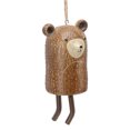 thumbnail image 1 of Animal Wind Chimes, Rustic Animal Wind Chimes Hanging Natural Resin Hand Made With Accessories For Gardens C Raccoon, 1 of 8