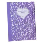 MVRLSH Liquidation! Cahier de composition Collège Règle: Coeurs mignons esthétique Composition Cahier de Composition Journal pour collège scolaire ou travail