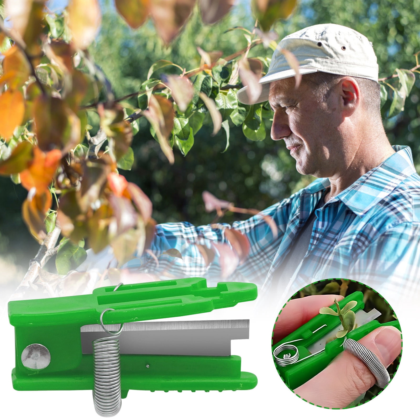 Iumwxz Kitchen Gadgets Picking Knife Thumb Knife Vegetable Cucumber Picking Knife Pack Multifunctional Gardening Knife Kitchen Utensil Set Colour Plastic Holiday Travel