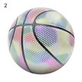 thumbnail image 2 of Glowing Reflective Basketball Holographic Luminous Party Home Outdoor Decoration, 2 of 7
