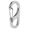 thumbnail image 3 of Snap Rope Hook Carabiner, Aluminum Alloy High Strength Snap Hook Clip Multi Purpose  For Hiking For Camping, 3 of 8