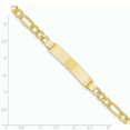 thumbnail image 4 of Bracelet Figaro ID en Or Jaune 14 K, 4 of 4