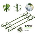 thumbnail image 1 of 12 Pièces, Adapté pour 11mm Ronde Tuyau Balcon Potager Support de Tomate Support Support Support, 1 of 1