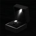 thumbnail image 4 of HURRISE 4 Colors Fashionable LED Lighted Ring Storage Box Jewelry Display Case Gift, Ring Display Box, Ring Case, 4 of 8