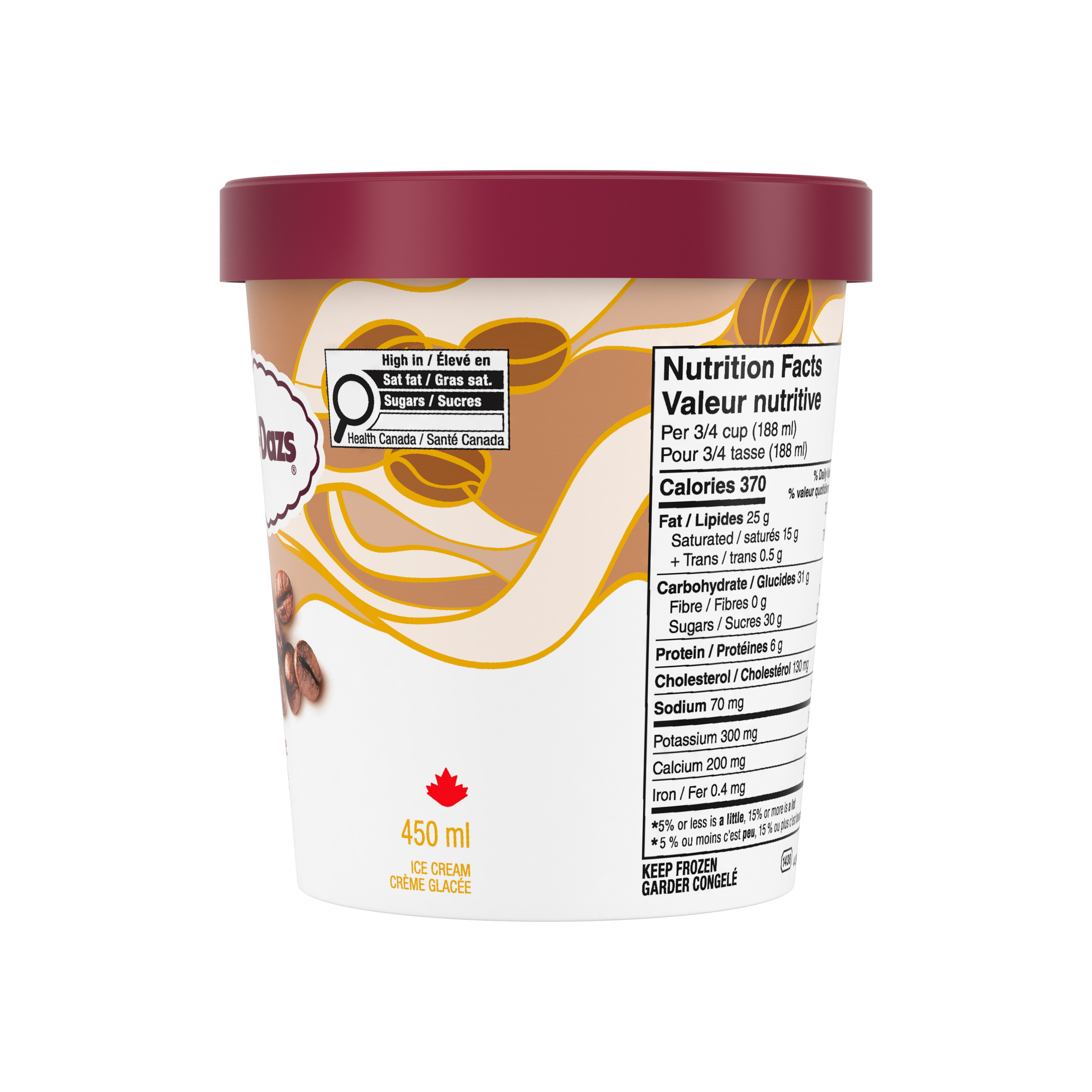 HAAGEN-DAZS Crème Glacée Café 450 ml