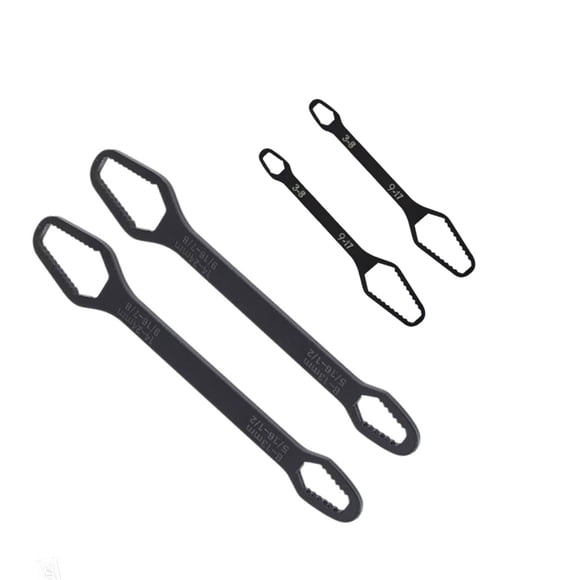 Self Adjusting Wrench Set 8-22mm Dual Head Tightening Tool Universal Ratcheting Wrench for Plumbing Repair Automotive Maintenance Sink Tool Kit Household DIY Tool Set Multi Purpose Wrench Kit