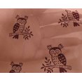 thumbnail image 4 of oneOone Georgette Viscose Fabric Branch & Owl Block Printed Fabric 1 Yard 42 Inch Wide, 4 of 4