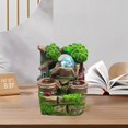 thumbnail image 3 of simhoa Cascade de Table avec Lumière LED Pompe Automatique Ornement pour Bureau, 3 of 8