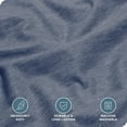 thumbnail image 2 of Flannel Sheet Set  Cotton  Velvety Soft Heavyweight - Double Brushed Flannel - Deep Pocket (Queen  Grey), 2 of 9