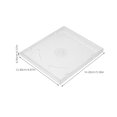 thumbnail image 3 of Miangastore 6pcs Clear CD Cases - Transparent Jewel Display Boxes CD Jewel Cases with Slims Double Disc Storage Box for Home and Office Use, 3 of 9