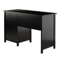 thumbnail image 3 of Winsome Delta Office Black Writing Desk - 22147, 3 of 5