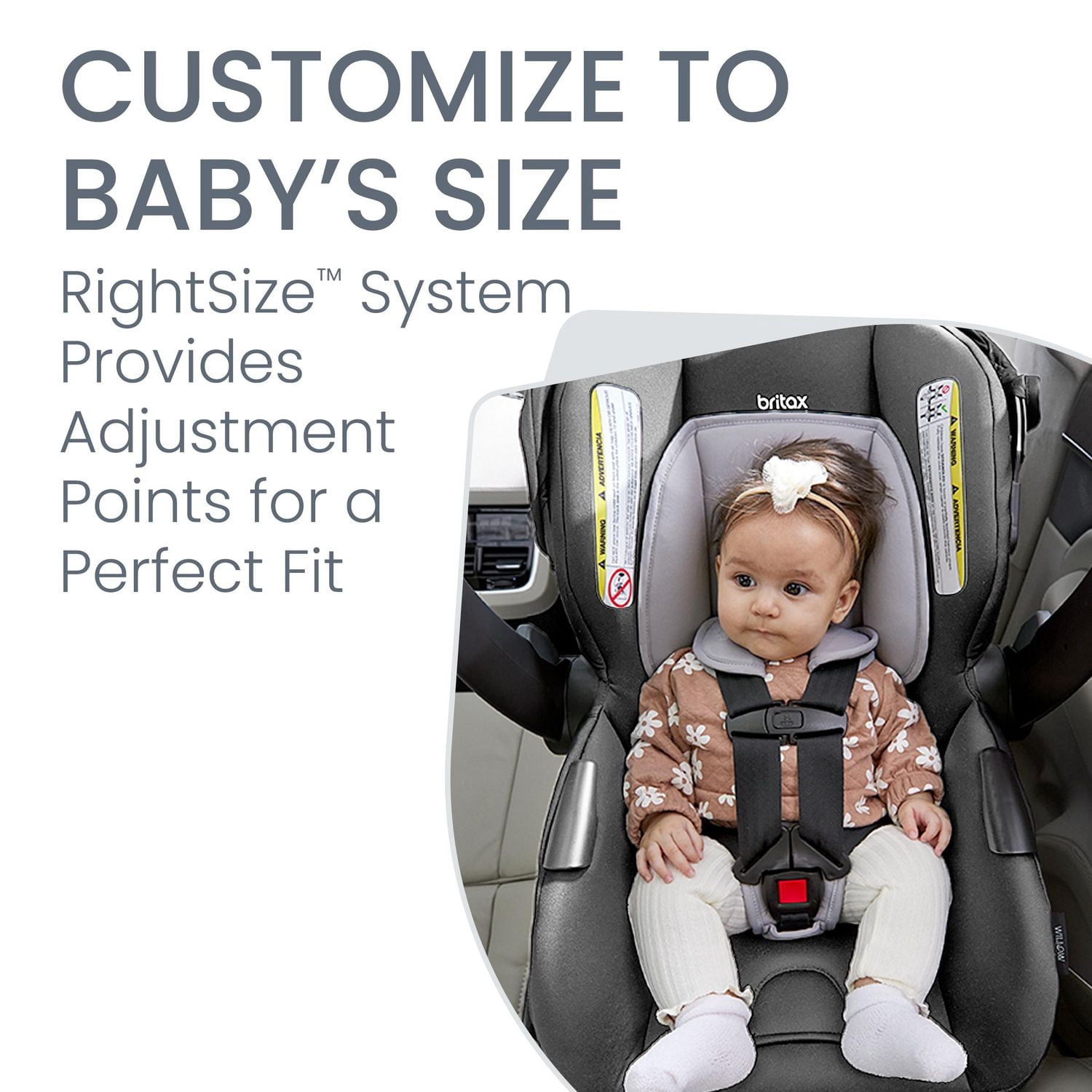 Système de voyage, Willow Brook de Britax, Onyx Glacier