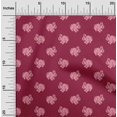 thumbnail image 1 of oneOone Viscose Chiffon Fabric Rabbit Block Print Fabric By Yard 42 Inch Wide, 1 of 4