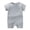 Grey, variant on sertiohcv Newborn Boy Girl Romper Bodysuit Baby Boys Girls Short Sleeve Romper White Size for 18-24 Months