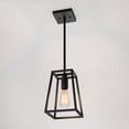 thumbnail image 5 of Artika Carter Modern Mid-Century Pendant Light Fixture, Matte Black, 5 of 5