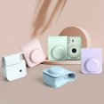 thumbnail image 4 of For Instax Mini 12 Camera Case Travelling Bag PU Leather Soft Shoulder Bag,lightcherrypowder, 4 of 18