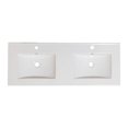 thumbnail image 2 of American Imaginations 59-in. W 1 Hole Ceramic Top Set In White Color - Overflow Drain Incl. AI-31691, 2 of 9