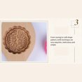 thumbnail image 4 of kurtrusly Mooncake Cake Wood Mold Chocolate Biscuit Candy Cookie Mould Reusable Washable Baking Tool Kitchen Gadget Bakeware Type 9 1Set, 4 of 6