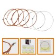 thumbnail image 3 of 6 Pcs Cordes de Guitare Acoustique en Acier Inoxydable pour Instrument de Musique, 3 of 8