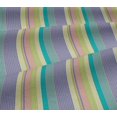 thumbnail image 4 of oneOone Viscose Jersey Fabric Multicolor Stripe Printed Fabric 1 Yard 60 Inch Wide, 4 of 4