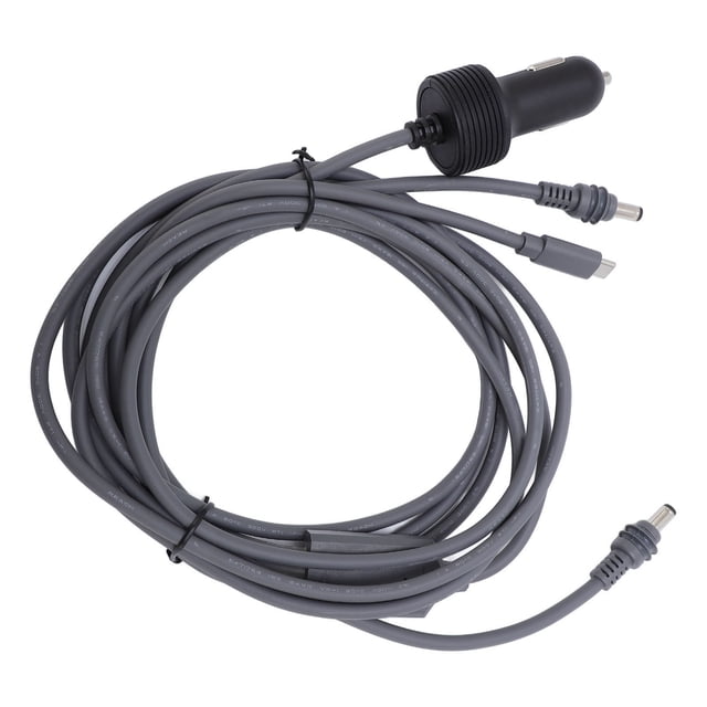 3 in 1 USB C / Car Charger / DC to DC Replacement Cable for Mini, 18AWG DC Power Supply 12V-24V Car Charger Supply Cord Adapter Plug for Car RV Truck