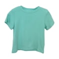 thumbnail image 1 of Plebaso T-shirts en Coton pour Garçons et Filles, Manches Courtes, T-Shirts de Couleur Unie, Col Ras du Cou, Hauts Basiques pour Enfants Unisexes, 1 of 3