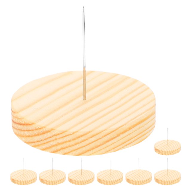 8pcs Crochet Dolls Display Stand Single Metal Needle Holder Doll Display Needle Base Support