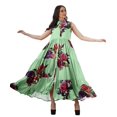 thumbnail image 3 of Moomaya Robe d'Été Sans Manches Chemise à Boutons Tenues Décontractées Femmes Grande Taille, 3 of 4