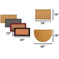 thumbnail image 4 of Tapis de Porte avant Abrité en Fibre de Coco 24x13 Naturel-Bordure Rouge, 4 of 5