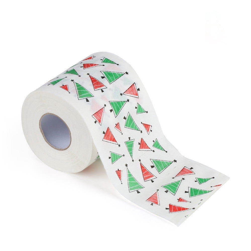 Home Santa Claus Bath Toilet Roll Paper Christmas Supplies  Decor Tissue B