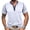 White, variant on DDAPJ pyju Mens Short Sleeve Henley Shirts Solid Color Casual 3 Button T-shirts Collarless Workout Tee Lightweight Summer Basic T-shirt Limited Time Deals of Today Blue L