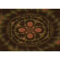 thumbnail image 1 of Ahgly Tapis Rectangulaire Lavable en Machine Intérieur Transitionnel Brun Bronze Foncé, 3 Pieds x 5 Pieds, 1 of 7