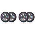 thumbnail image 1 of 4 Pcs 100mm Scooter Replacement Wheels with Bearing Stunt Scooter Pu Wheels for Rocking , Extreme , Scooters, 1 of 7