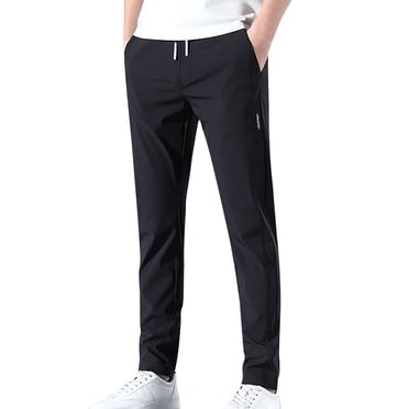 Ketyyh-chn99 Men's Pants Casual Relaxed Fit Lounge Pants Casual Linen Pants Athletic Slim Fit Pants Grey,XL