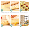 thumbnail image 3 of 2X Italian Pasta Mold Ravioli Tray Plate Pin Square Edges for Perfect Attachment And Shape Ravioli Maker, 3 of 7