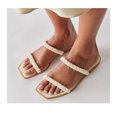 thumbnail image 2 of DOLCE VITA Women's IVEE Flat Sandal, Vanilla Pearls, 10, 2 of 3