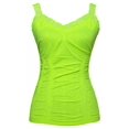 thumbnail image 1 of Womens Lace Trim Camisoles - Neon Yellow, 1 of 2
