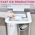 thumbnail image 4 of Machine à glaçons compacte portative de comptoir Frigidaire, 48 lb - Acier inoxydable, 4 of 7